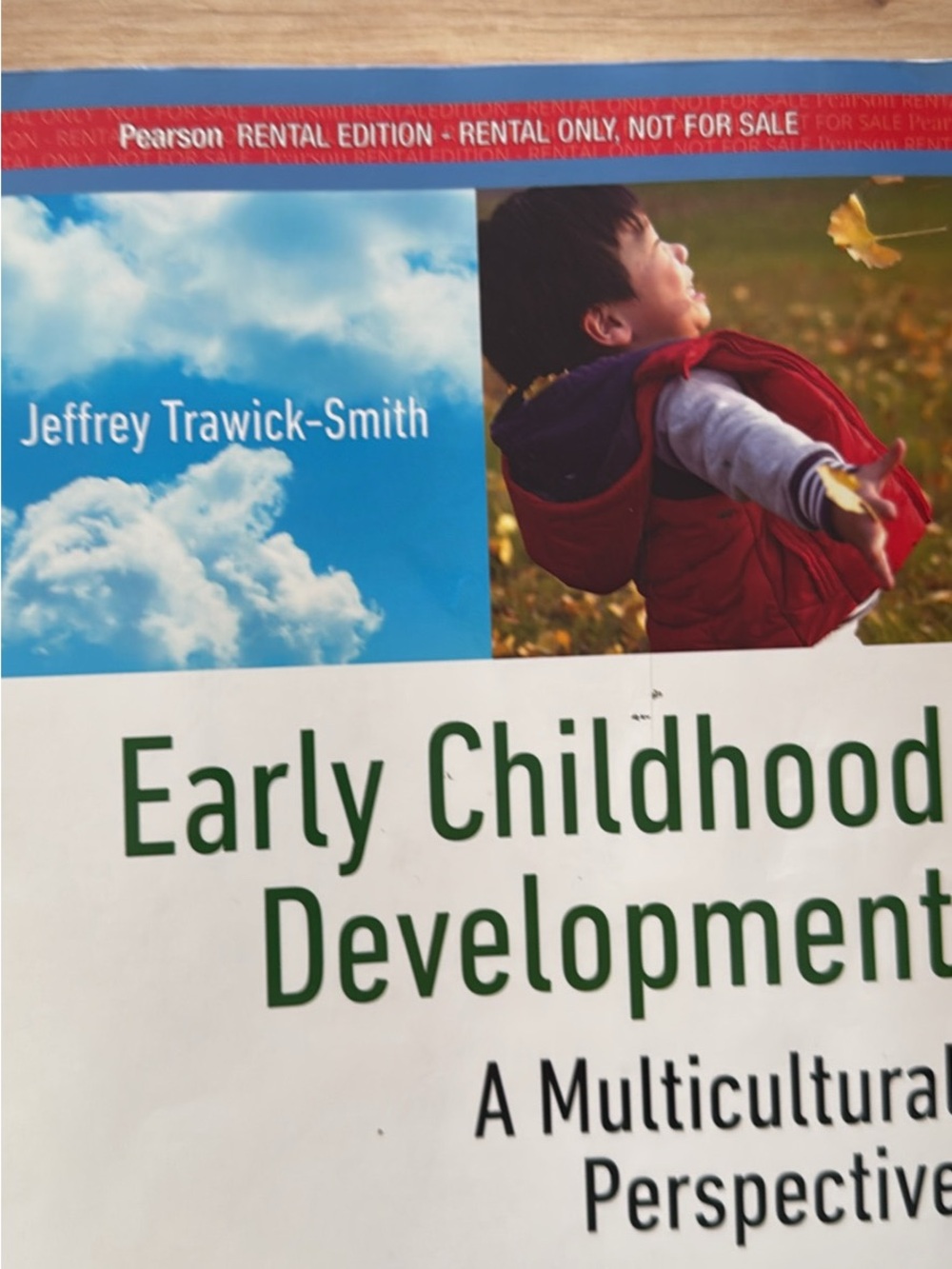 Pearson Early Childhood Development Book Cover - Blue, Red, White, Green